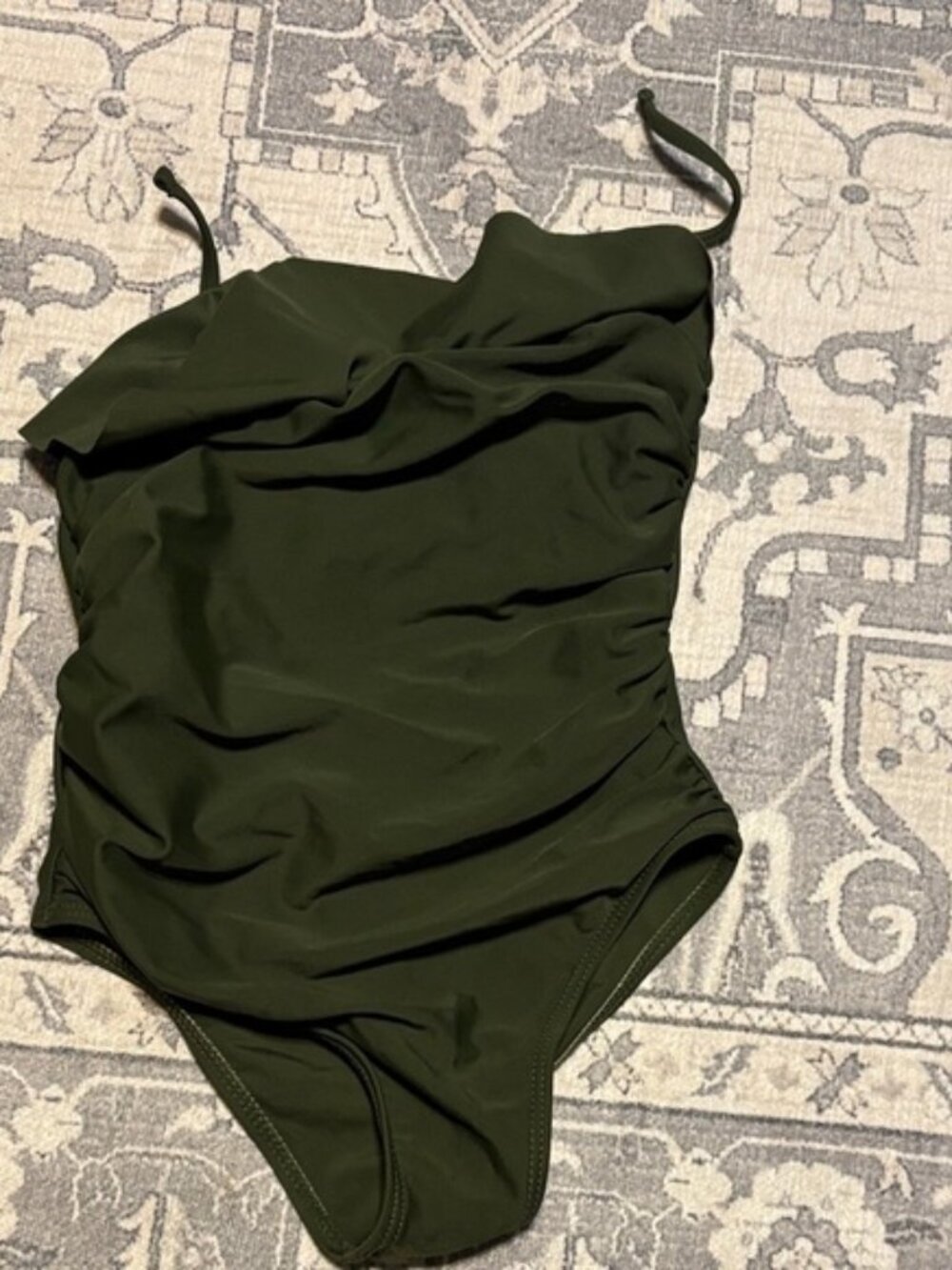 Dark Green One-Piece Swimsuit girls size 4t